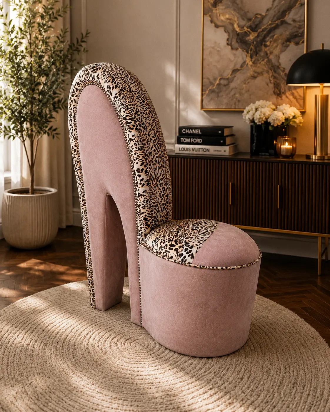 baby-pink-plush-cheetah-print-stiletto-high-heel-chair-%f0%9f%92%95%f0%9f%90%86-y2k-glam-statement