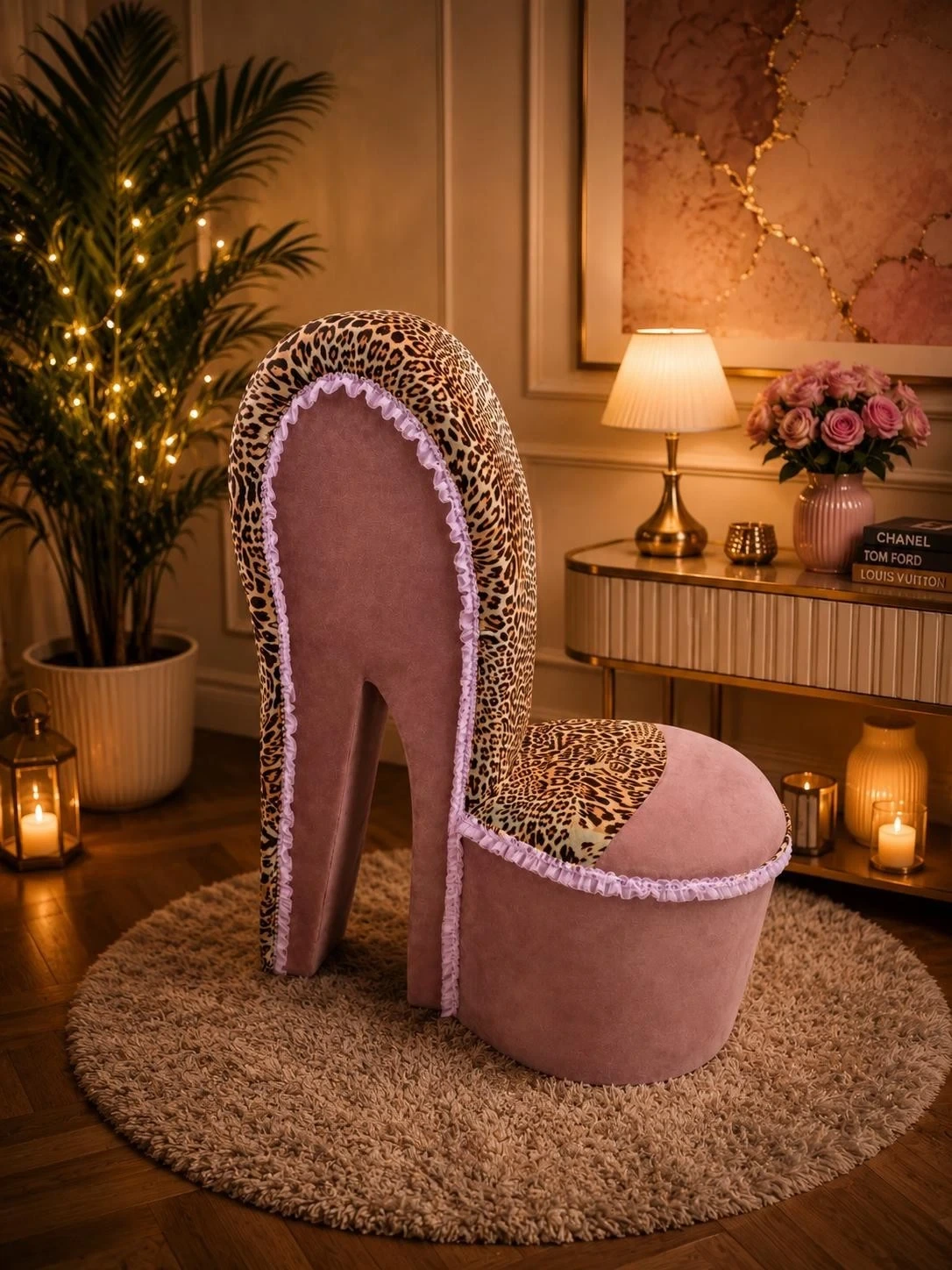 blush-luxe-pink-plush-cheetah-print-lace-stiletto-high-heel-chair-princess